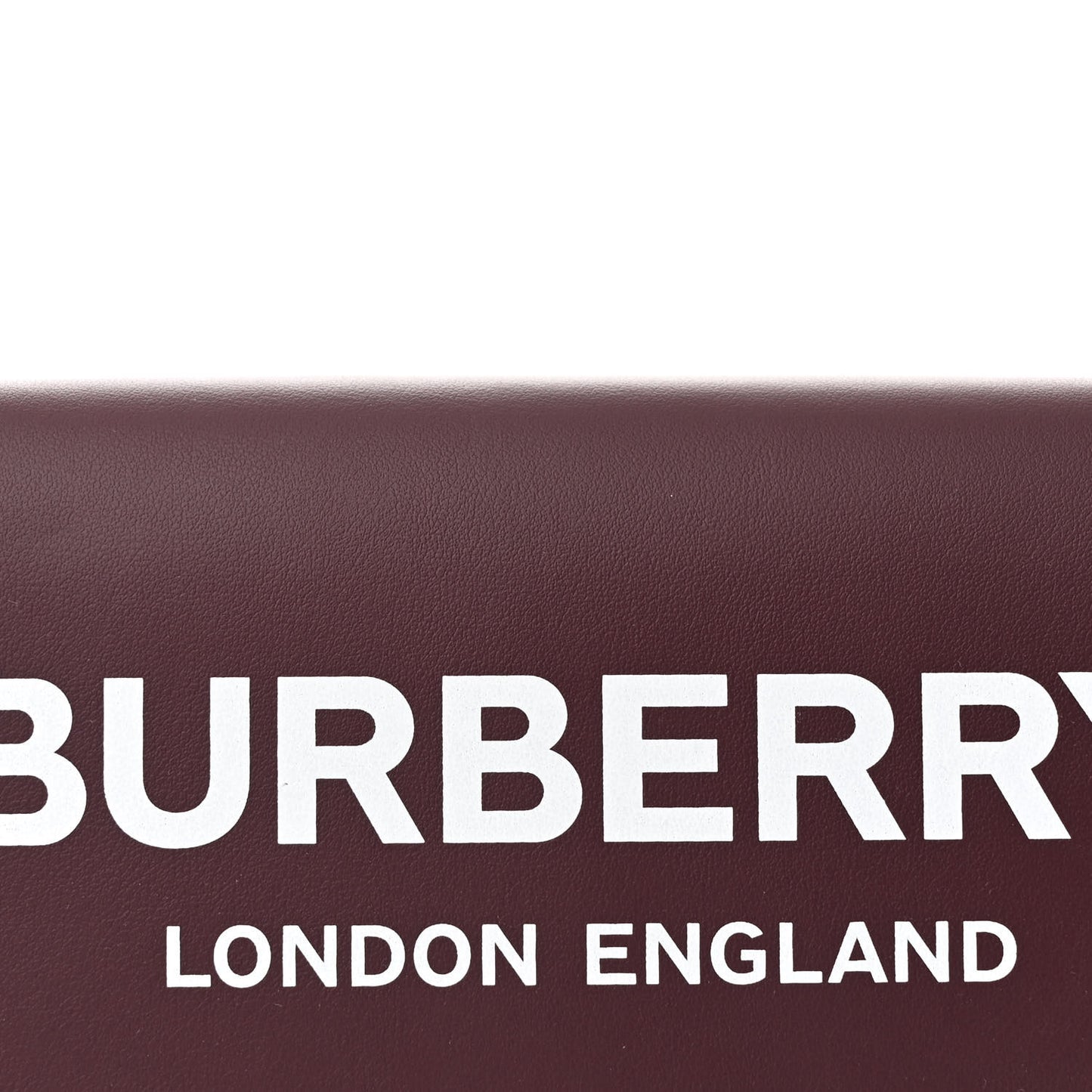 Calfskin Logo Hazelmere Wallet With Detachable Strap Deep Maroon