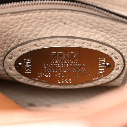 Fendi Cuoio Romano Selleria Bi-Color Mini Peekaboo Iconic Satchel Mou Milk 6 of 12
