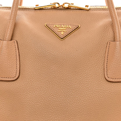 Prada Vitello Daino Side Zip Tote Naturale 10 of 21