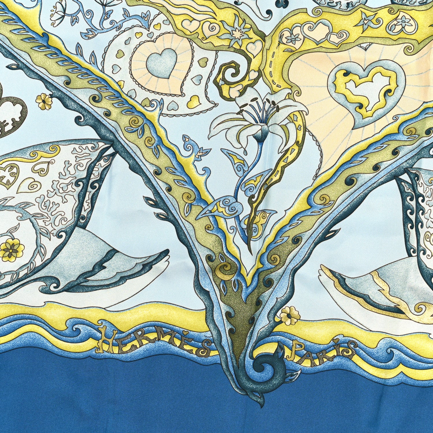 Hermes Silk De Tout Coeur Scarf 90 2 of 3