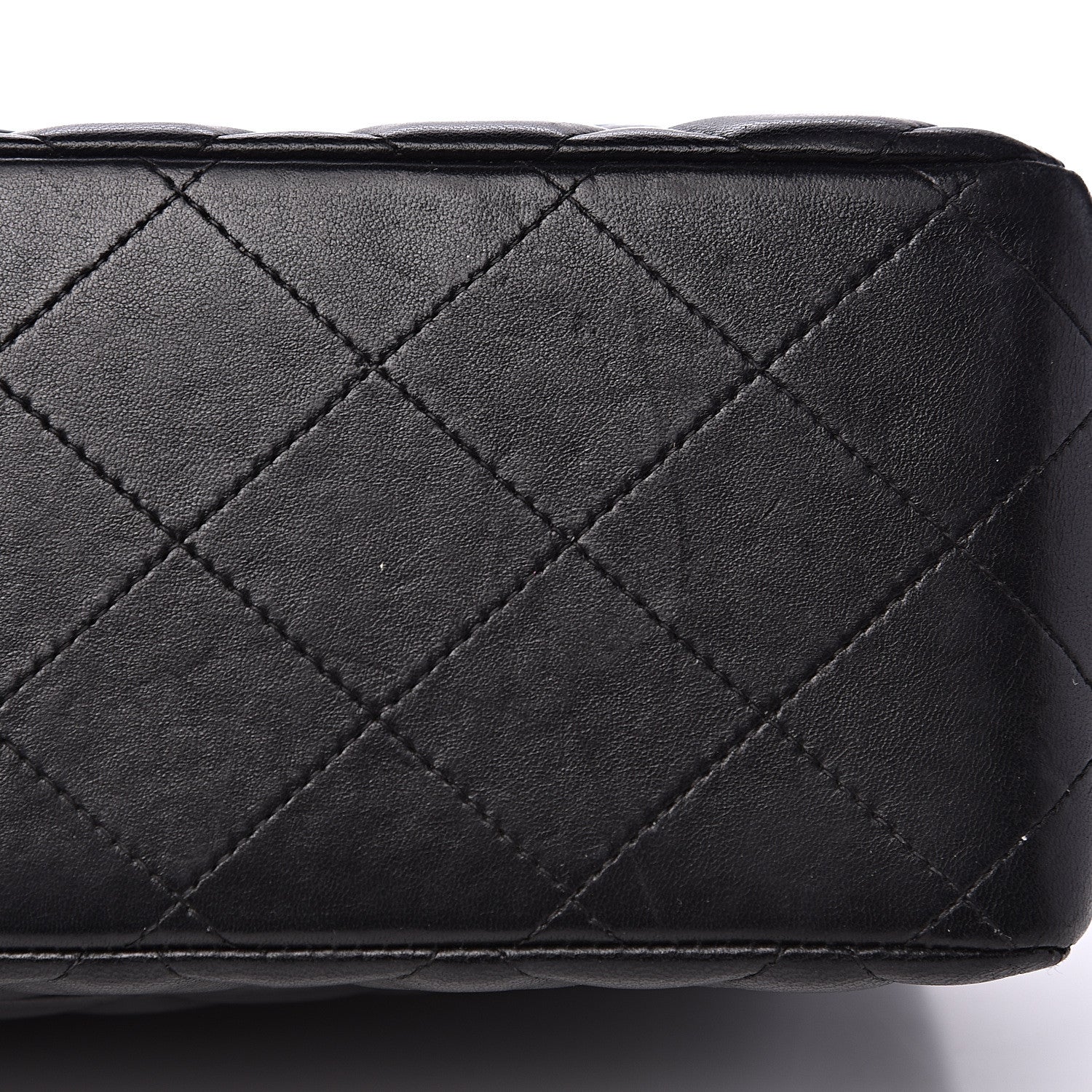 Chanel Lambskin Quilted Jumbo Double Flap Black 8 of 17