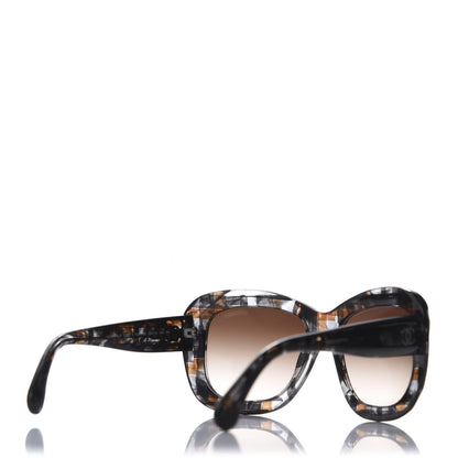 Chanel Acetate Square Plaid Frame Sunglasses 5324 Grey 4 of 8