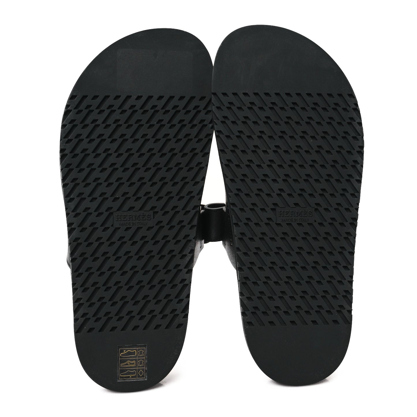 Calfskin Womens Chypre Sandals 38.5 Black