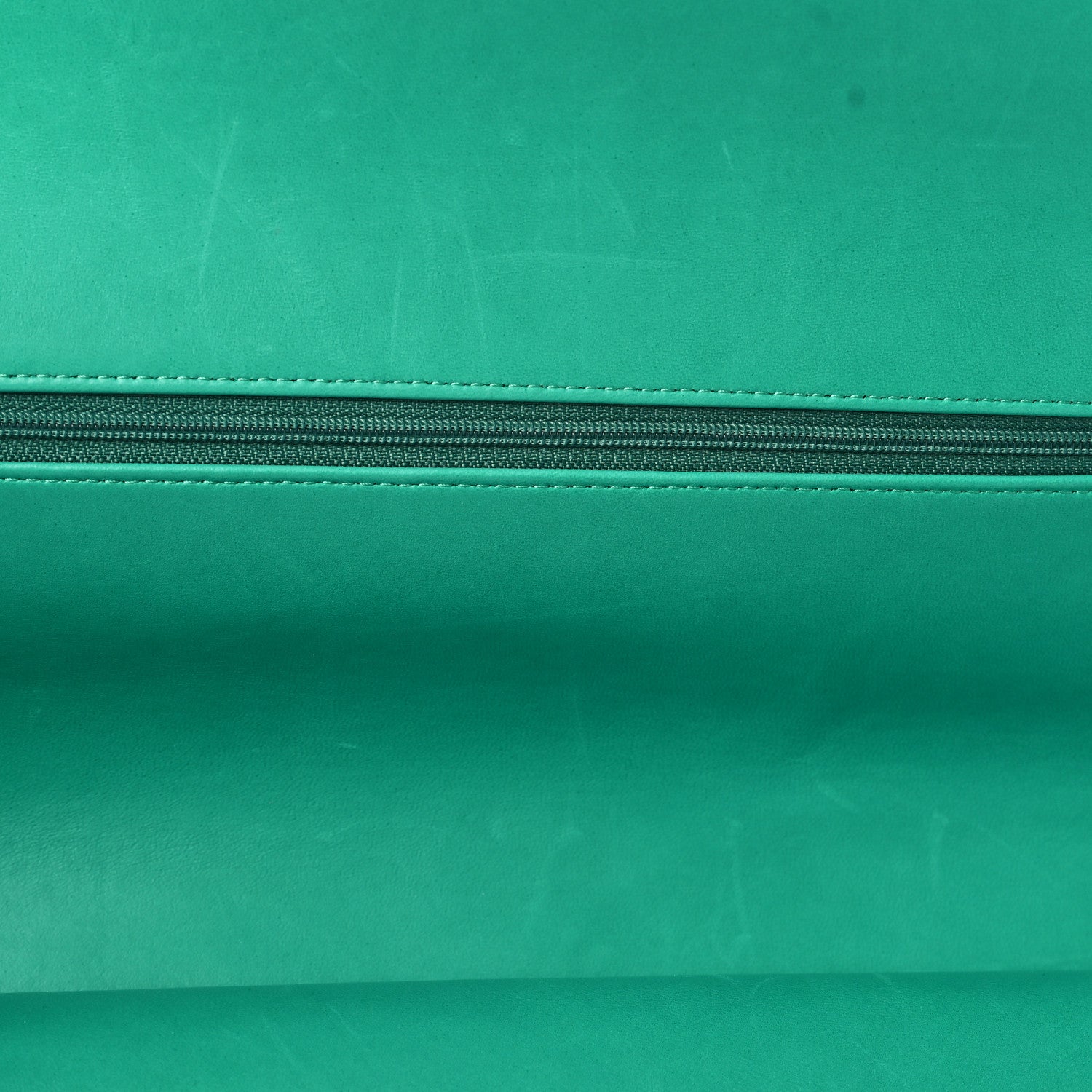 Chanel Lambskin Quilted Maxi Double Flap Green 10 of 10