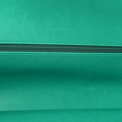 Chanel Lambskin Quilted Maxi Double Flap Green 10 of 10