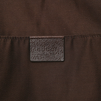 Gucci GG Monogram Medium Web Handle Vertical Tote Dark Brown 6 of 10