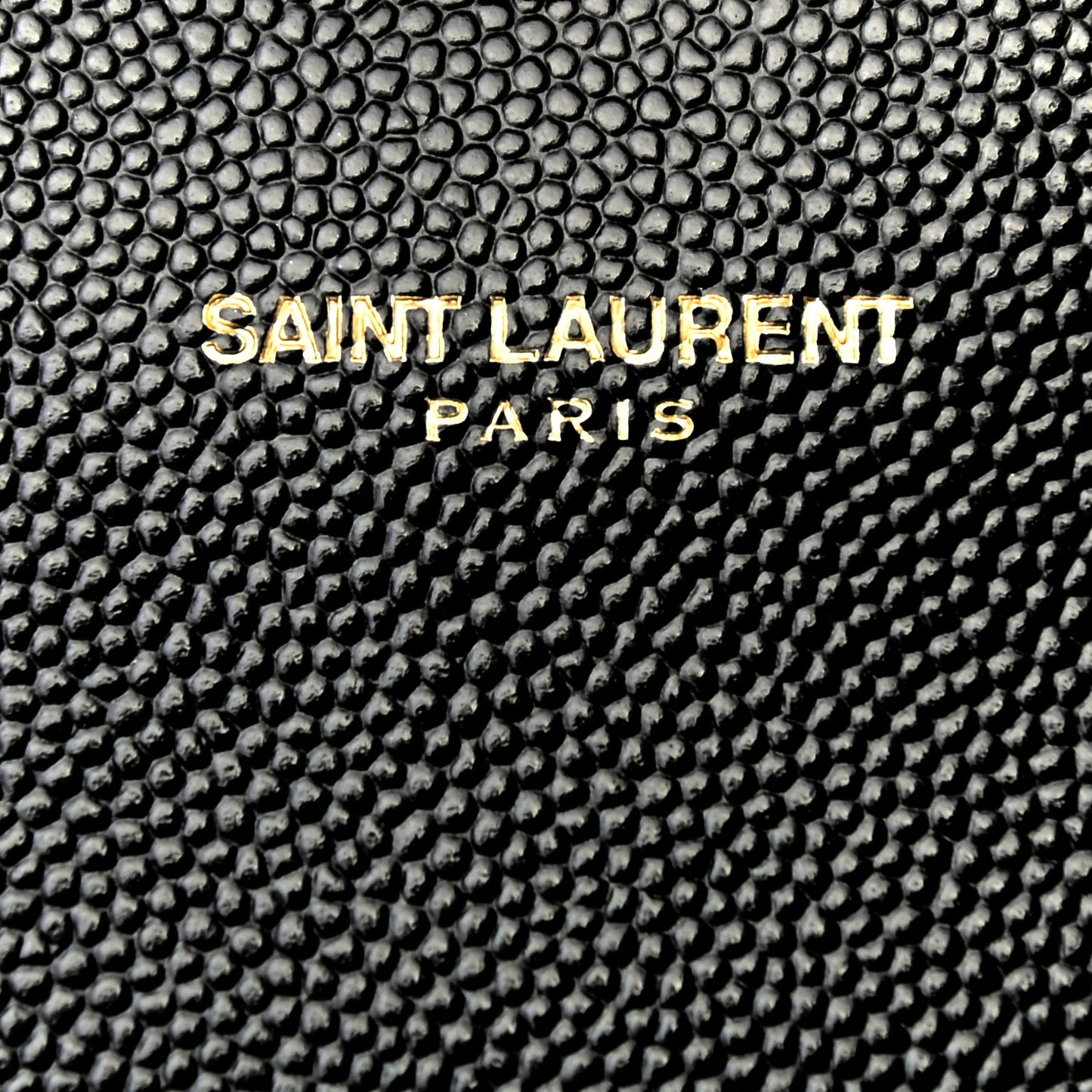 Grain De Poudre Monogram Cassandre Clutch Black
