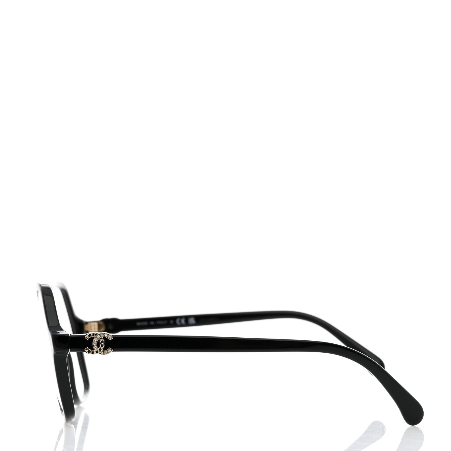Chanel Acetate CC Eyeglasses 3421-B Black 3 of 7
