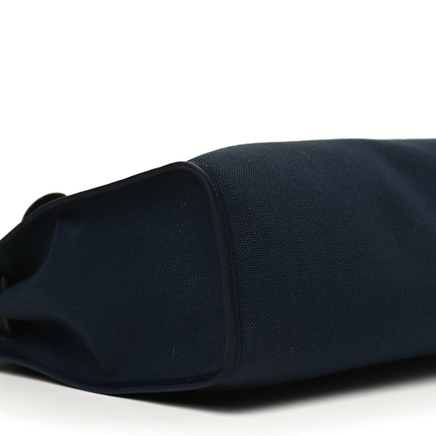 Hermes Military Toile Vache Hunter Herbag Zip PM 31 Black Bleu Indigo 9 of 10