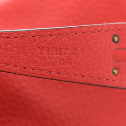 Hermes Taurillon Clemence Lindy 26 Rouge De Coeur 7 of 12