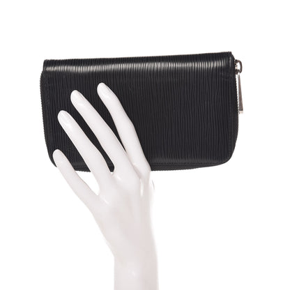 Louis Vuitton Epi Zippy Compact Wallet Black 2 of 7
