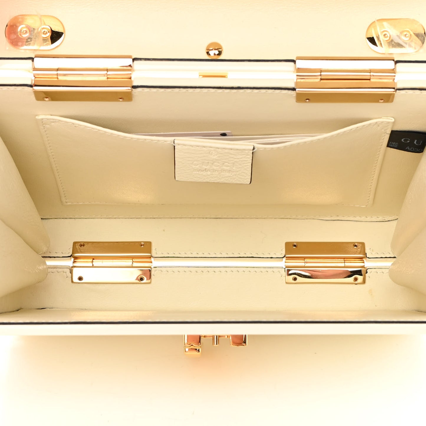 Plexiglass Mini Sylvie 1969 Top Handle Bag Ivory