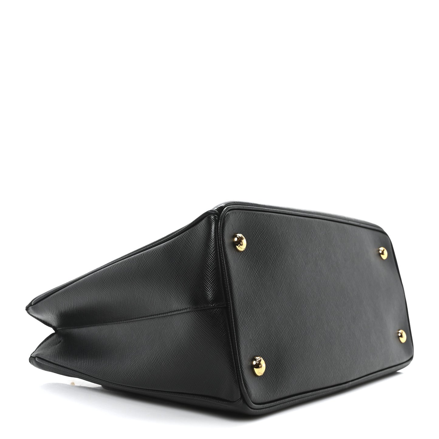 Saffiano Lux Medium Tote Black