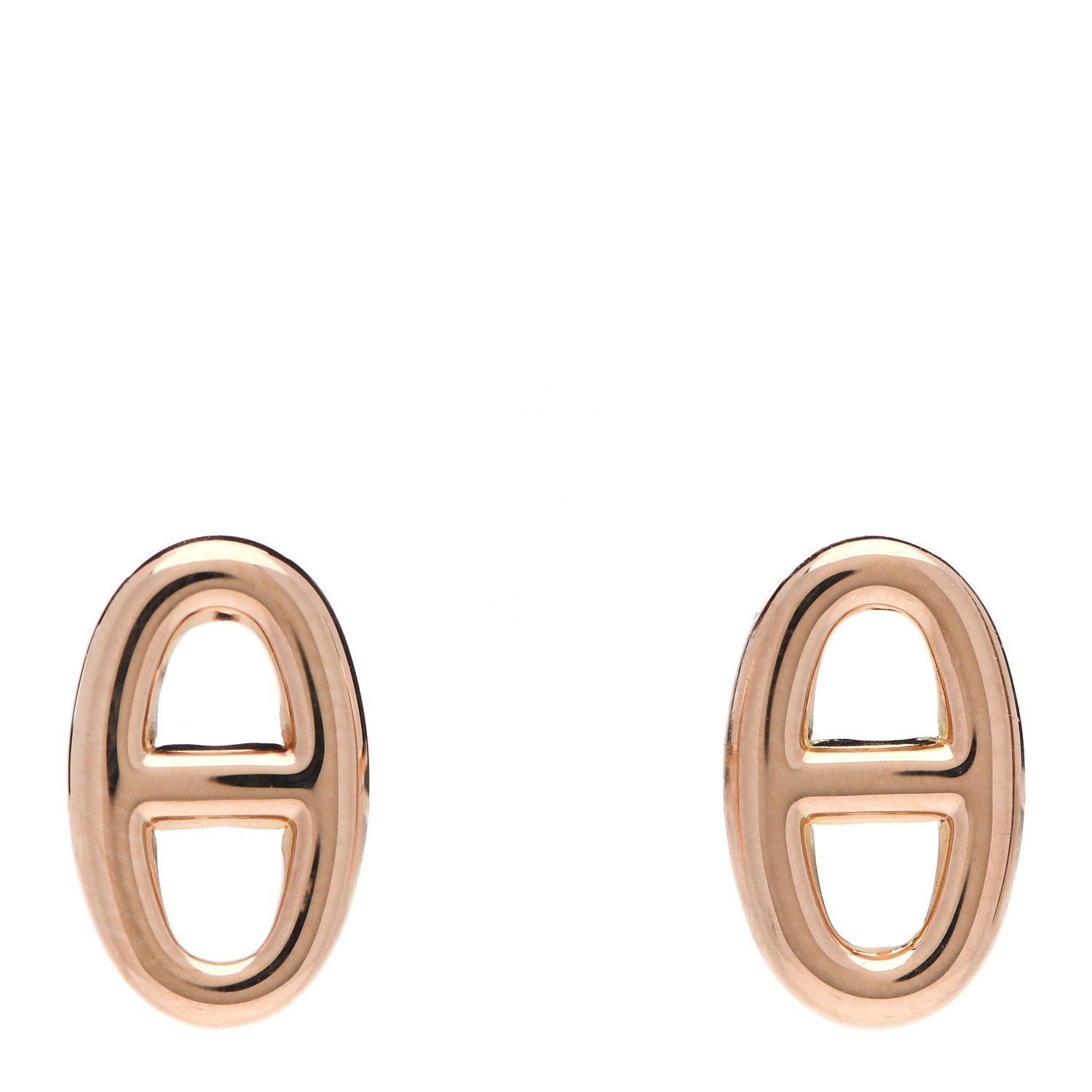 Hermes 18K Rose Gold TPM Farandole Stud Earrings 1 of 6
