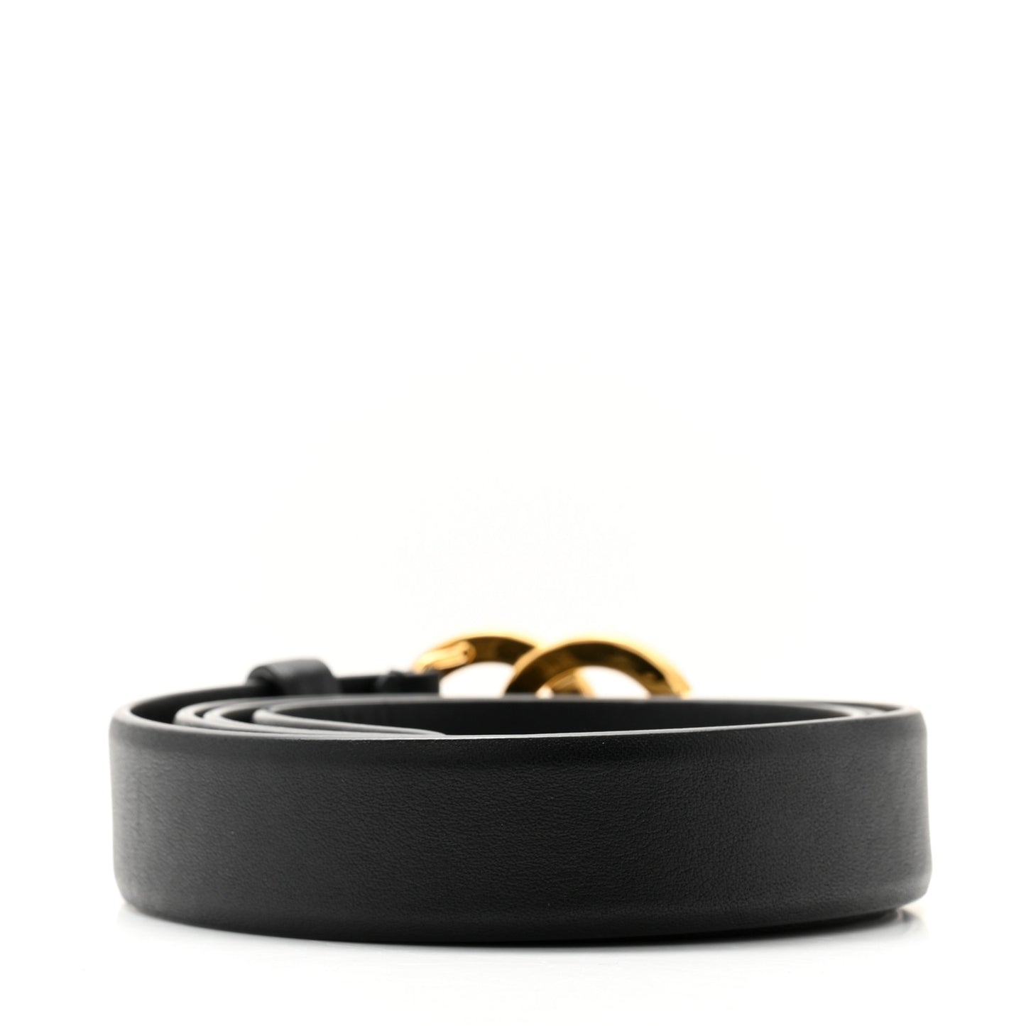 Calfskin Paris Button CC Belt 90 36 Black