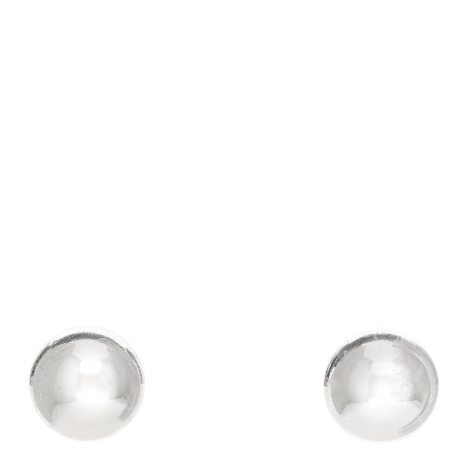 Tiffany Sterling Silver 10mm HardWear Ball Earrings 1 of 4