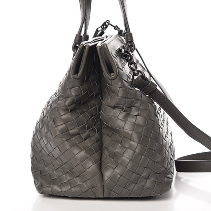 Bottega Veneta Nappa Intrecciato Medium Top Handle Tote Grey 8 of 11