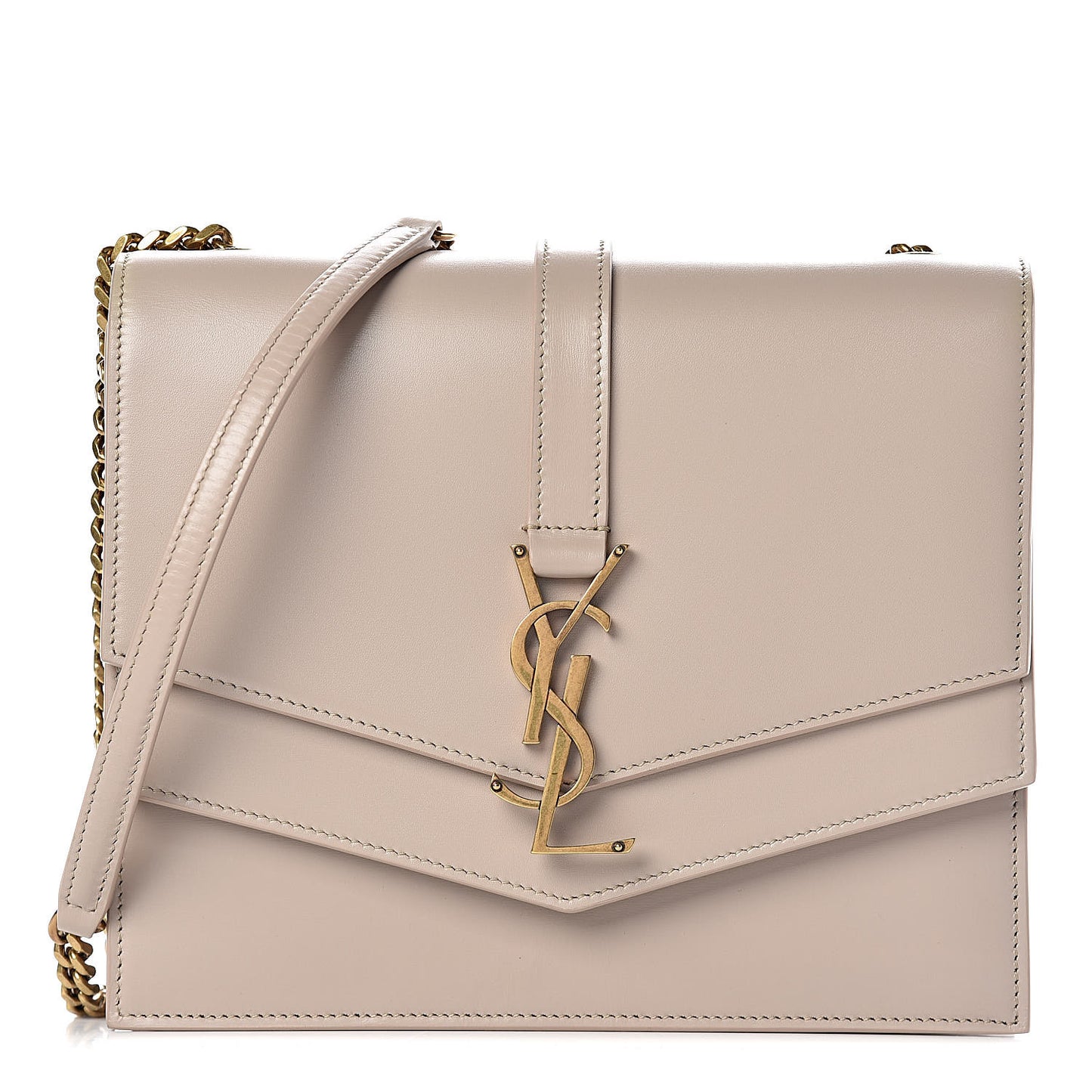 Smooth Calfskin Monogram Medium Sulpice Shoulder Bag Light Natural