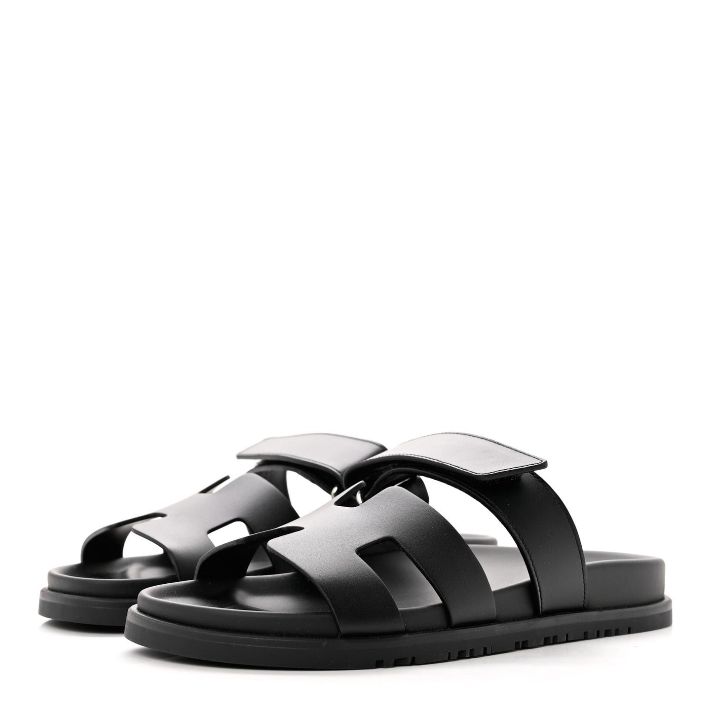 Calfskin Womens Chypre Sandals 38 Black