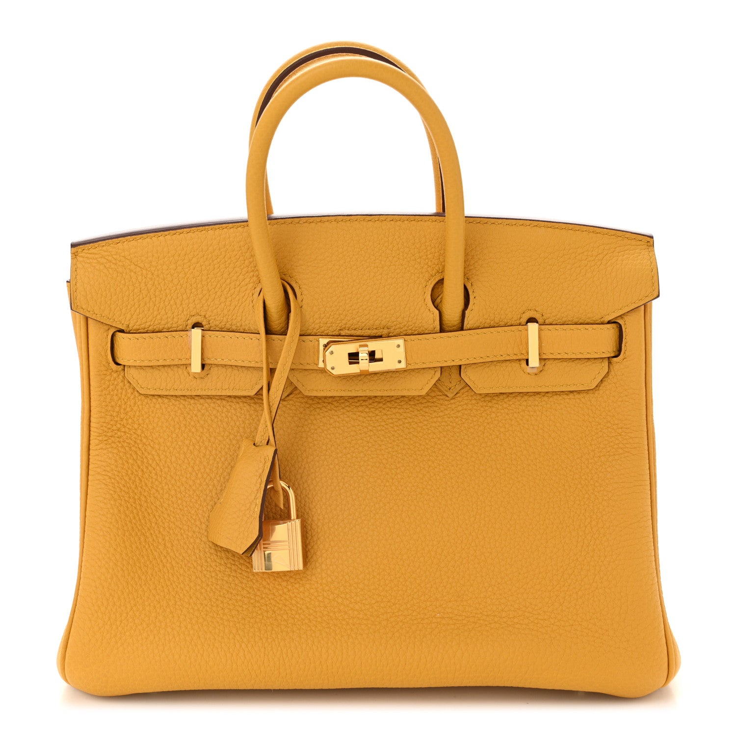 Hermes Togo Birkin 25 Jaune Ambre 1 of 10