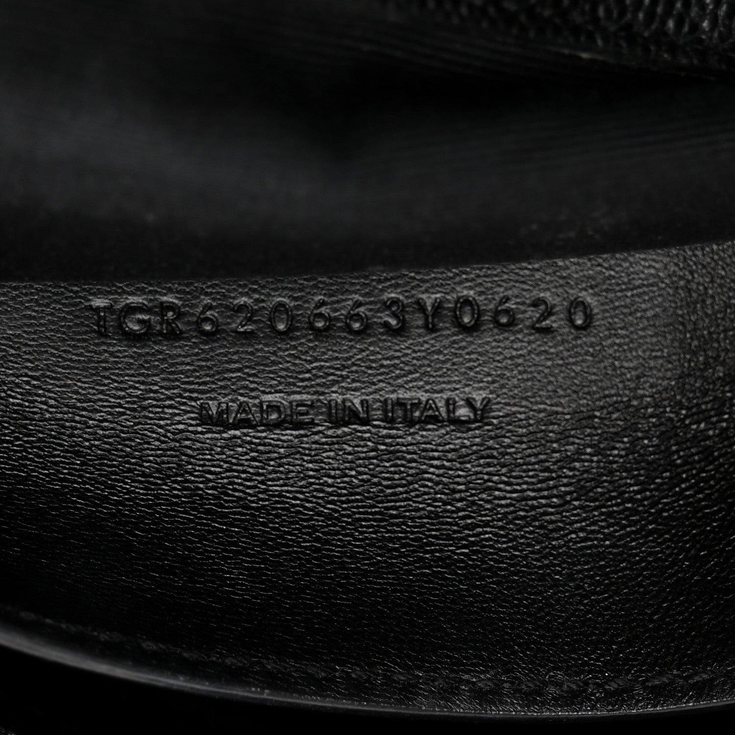 Saint Laurent Grain De Poudre Medium West Hollywood Monogram Fold-Over Black 7 of 11