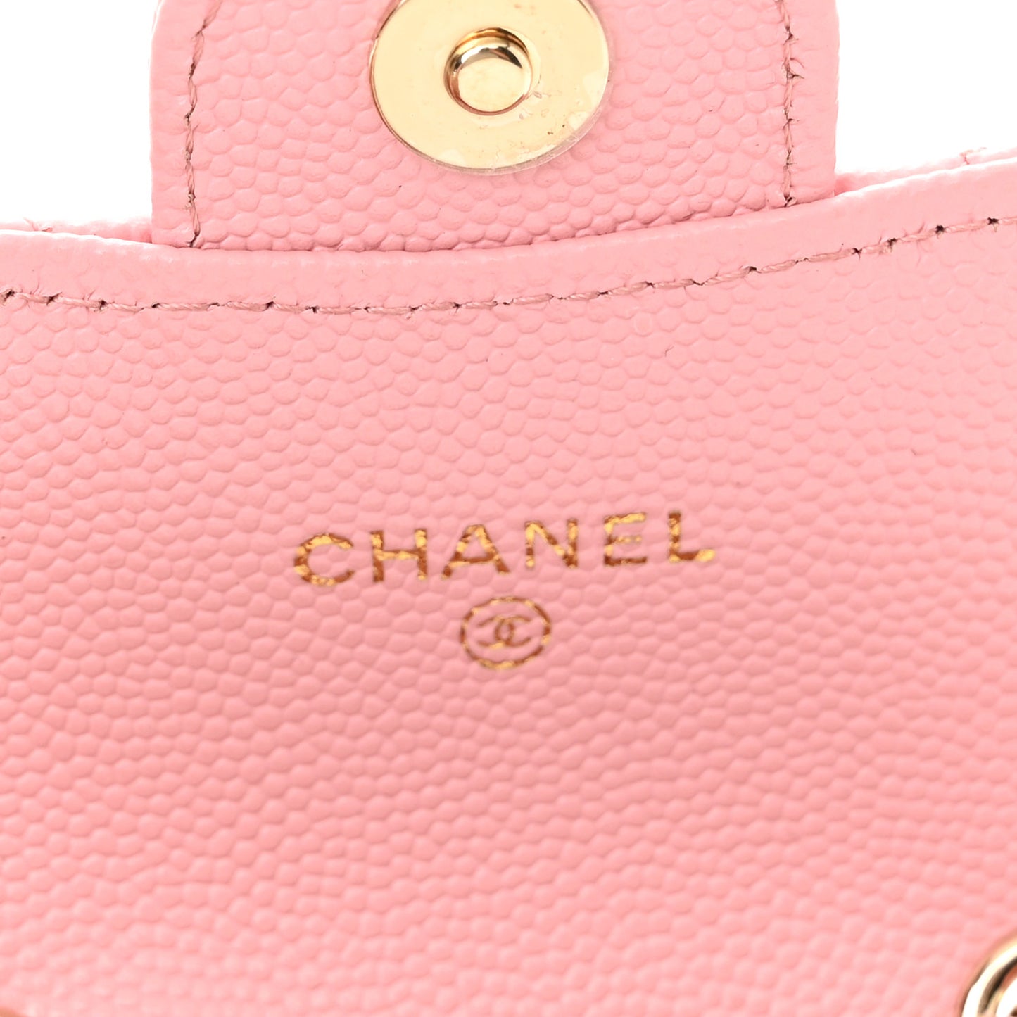 Caviar Quilted Mini Chain Belt Bag Light Pink
