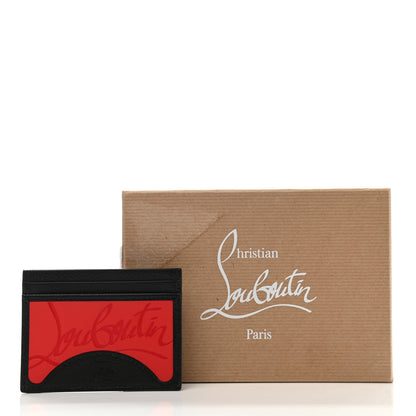 Christian Louboutin Calfskin Kios Card Holder Black 8 of 8