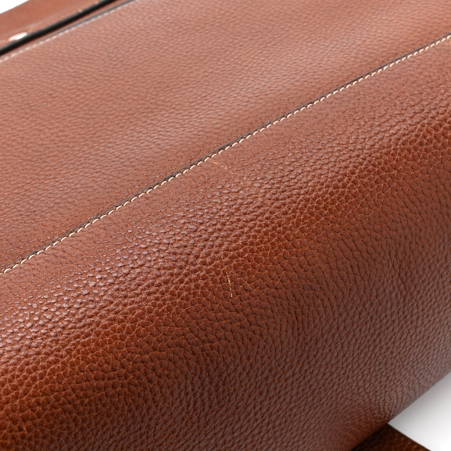 Classic Grain Calfskin Medium Chiltern Satchel Oak