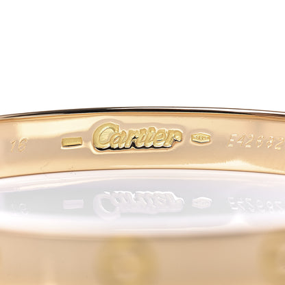 Cartier 18K Yellow Gold LOVE Bracelet 16 4 of 6