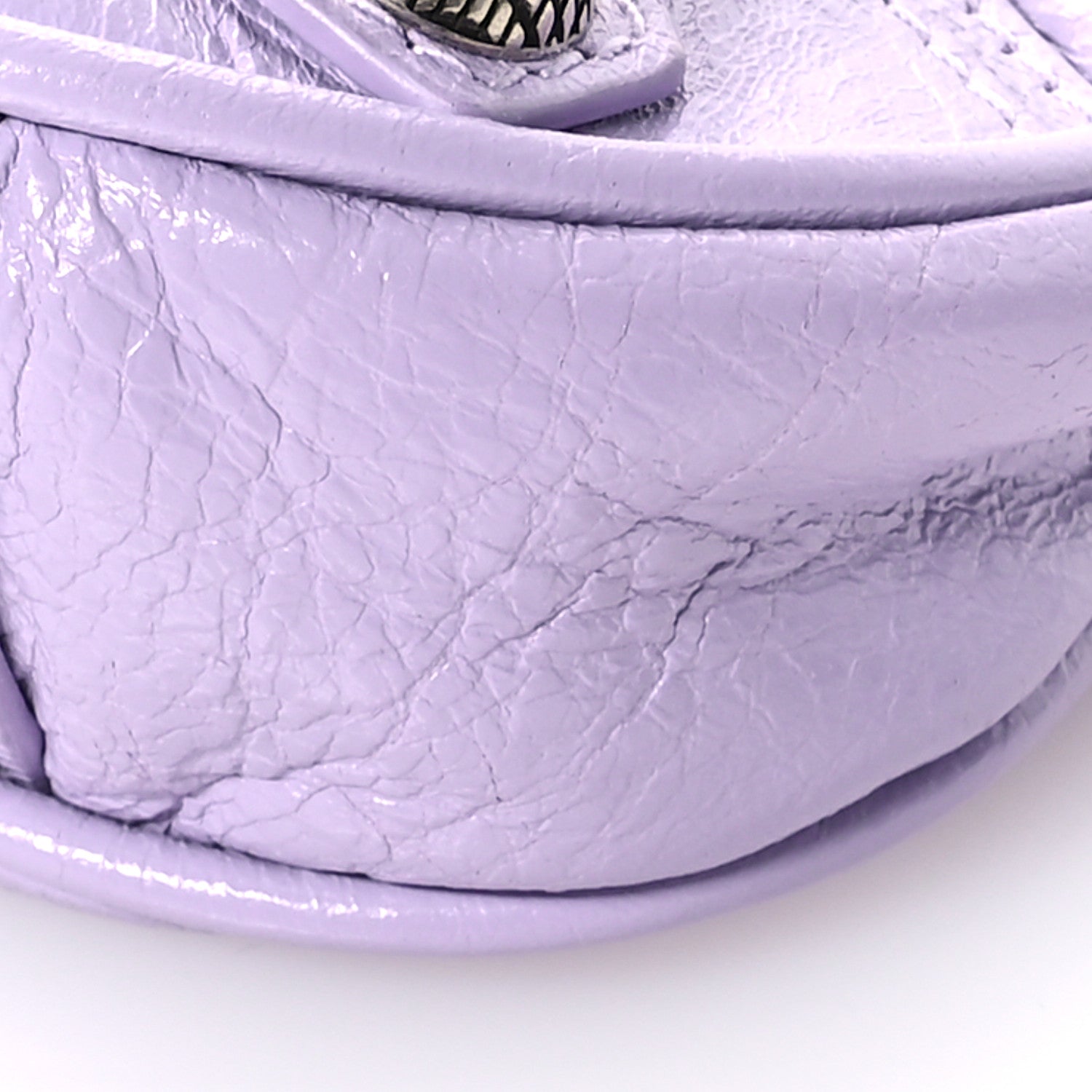 Balenciaga Agneau Arena Le Cagole Mini Purse With Chain Lilac 11 of 11