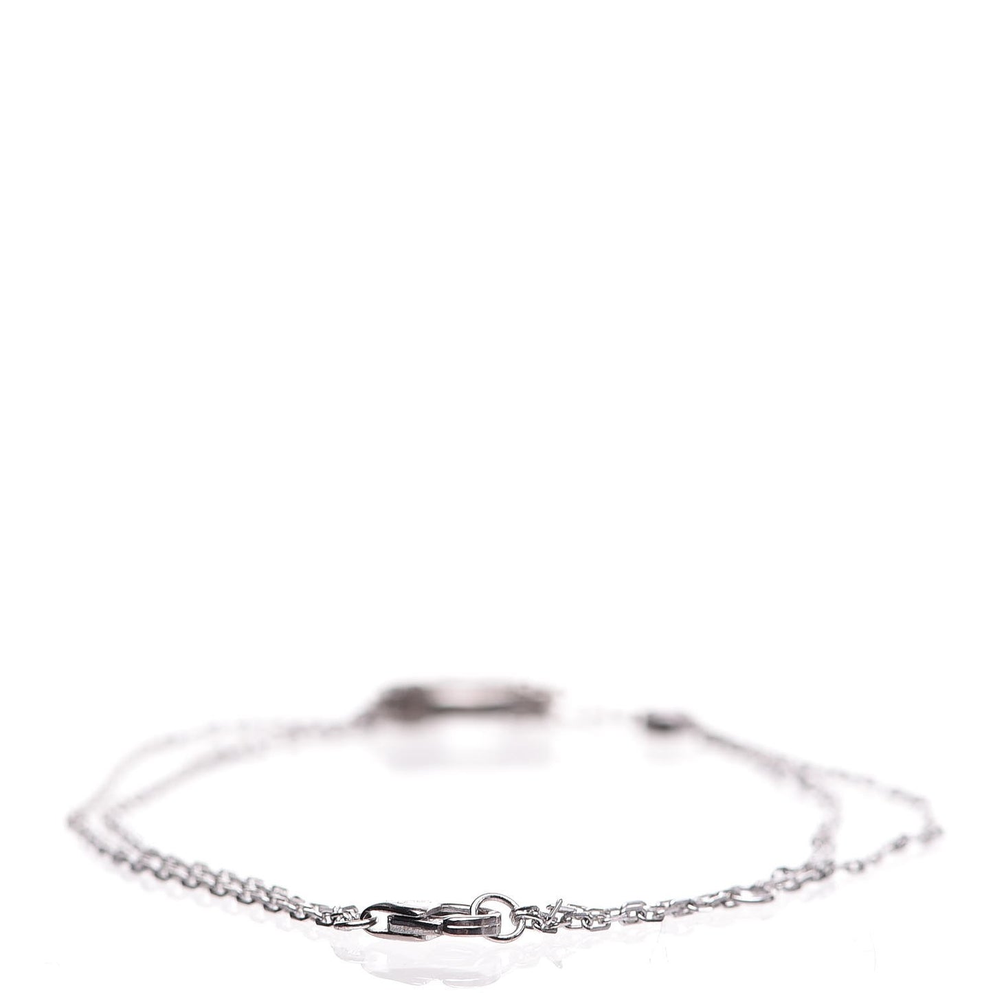 18K White Gold Diamond LOVE Bracelet