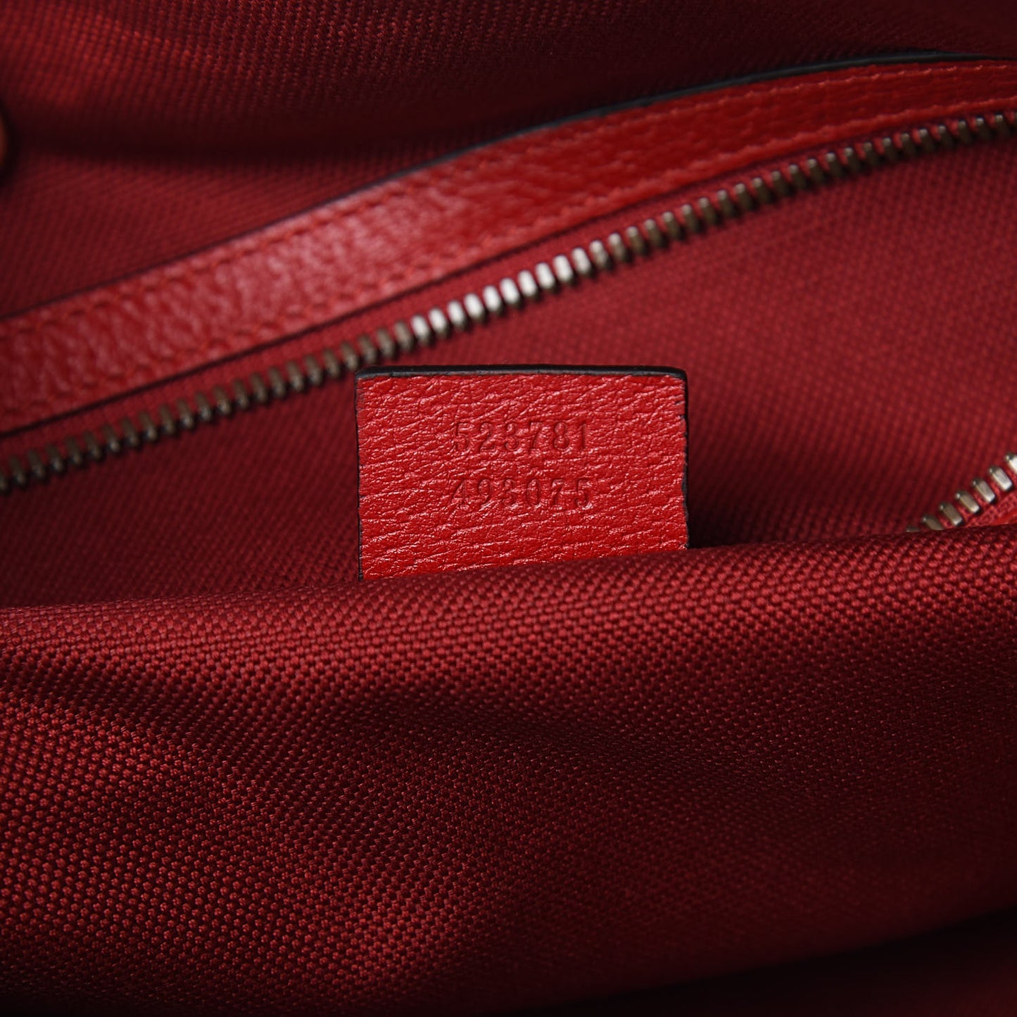 Canvas Calfskin Sylvie Stripe Logo Mens Tote Red White Blue