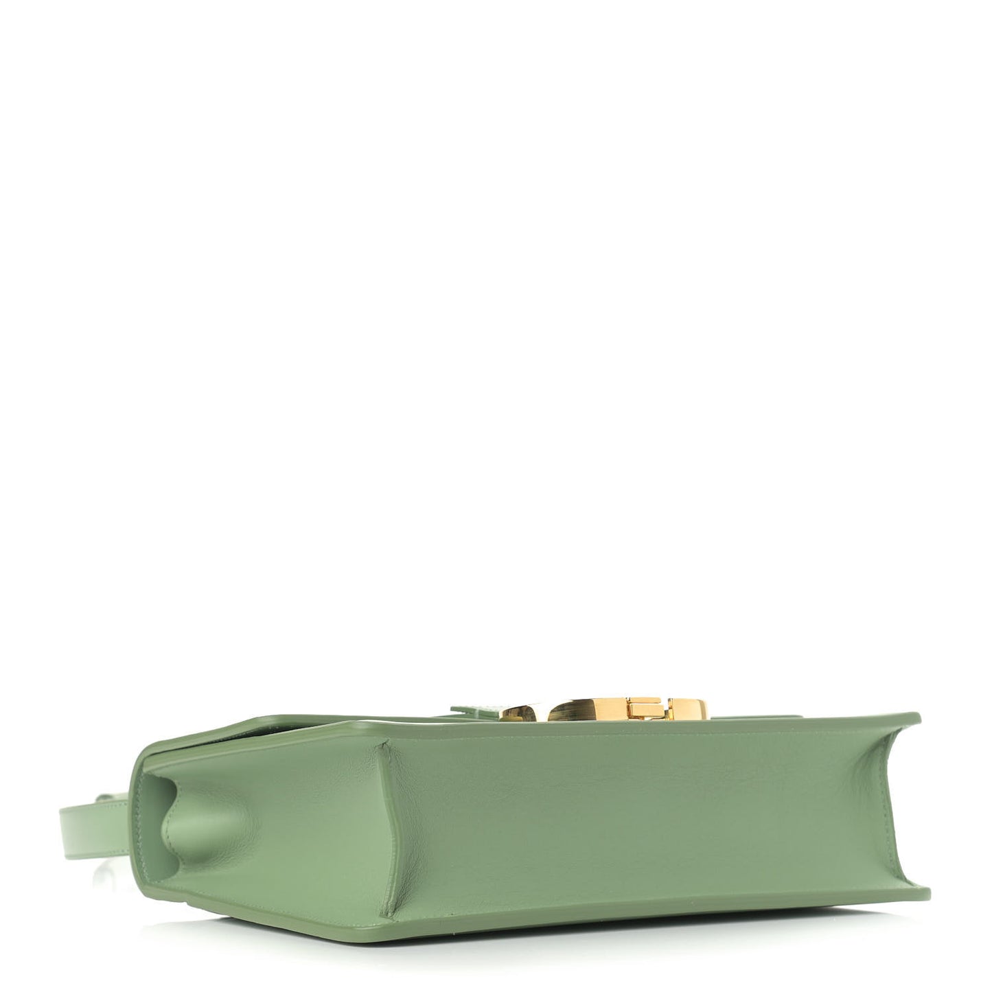 Smooth Calfskin 30 Montaigne Flap Bag Mint Green