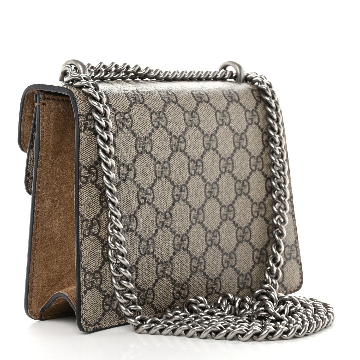 Gucci GG Supreme Monogram Mini Dionysus Shoulder Bag Taupe 3 of 11