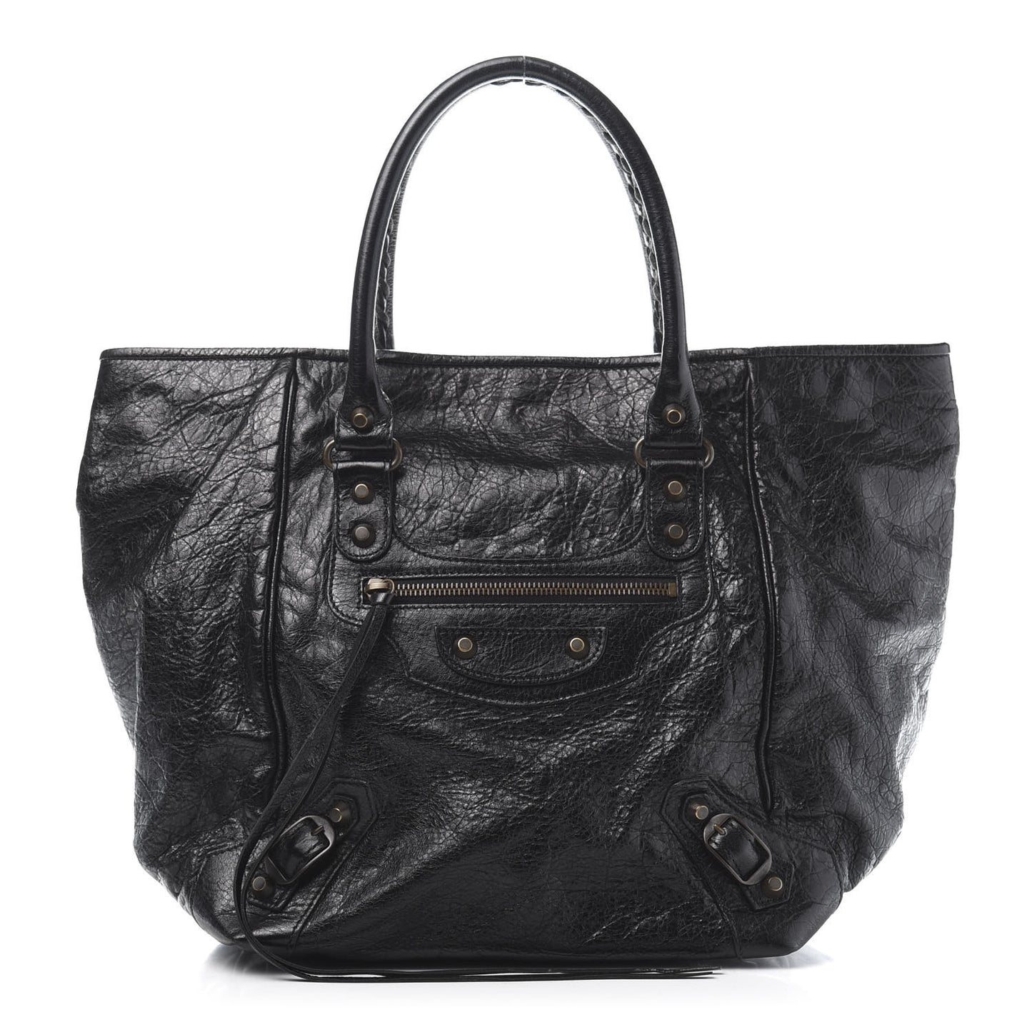 Agneau Classic Hardware S Sunday Tote Black