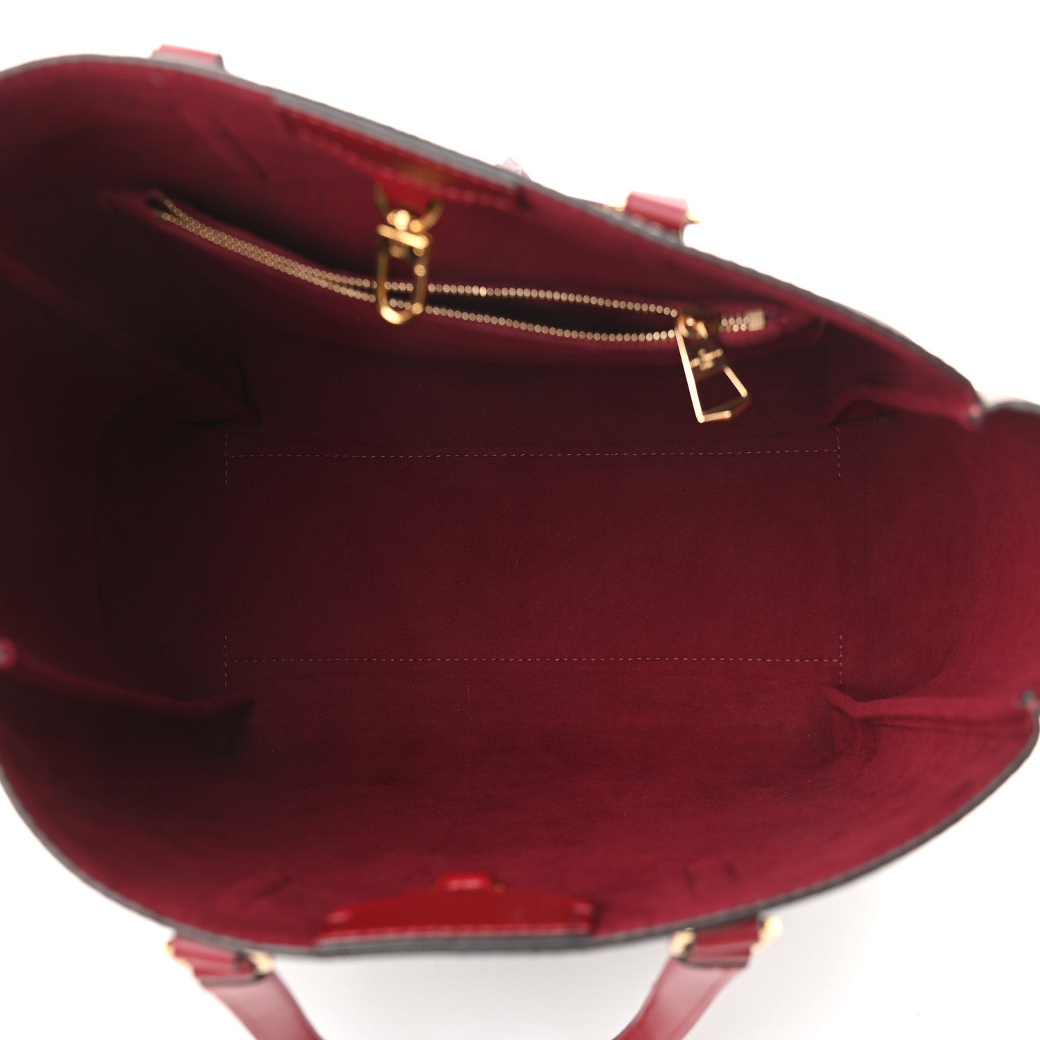 Louis Vuitton Damier Ebene Belmont MM Cherry Berry 6 of 10