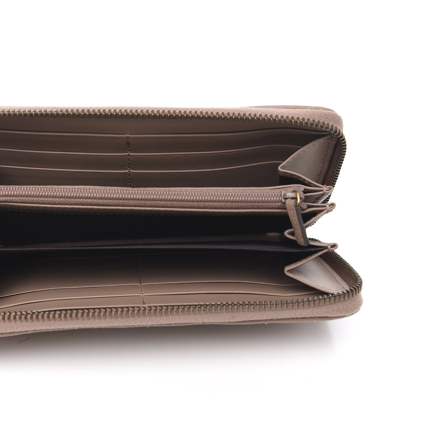 Calfskin Matelasse Pearly GG Marmont Zip Around Wallet Porcelain Rose