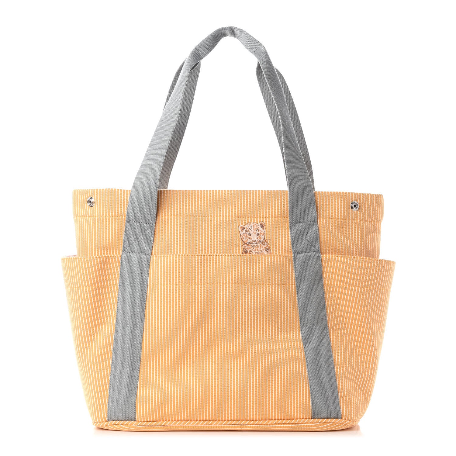 Hermes Cotton Canvas Passe-Passe Nappy Tote Bag Miel 1 of 9