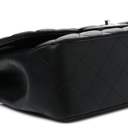 Chanel Lambskin Quilted Jumbo Double Flap Black 9 of 10