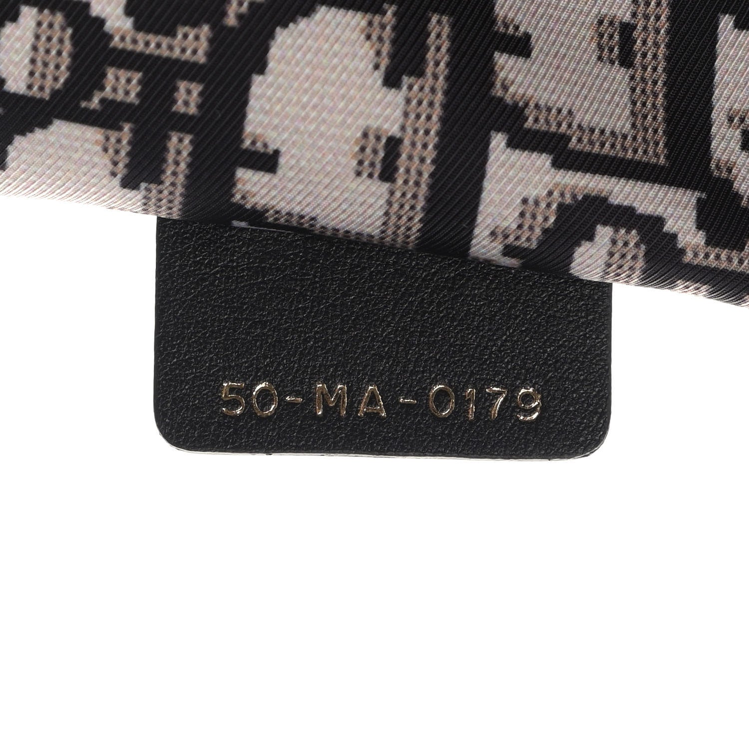 Christian Dior Canvas Checkered Book Tote Black White 6 of 8