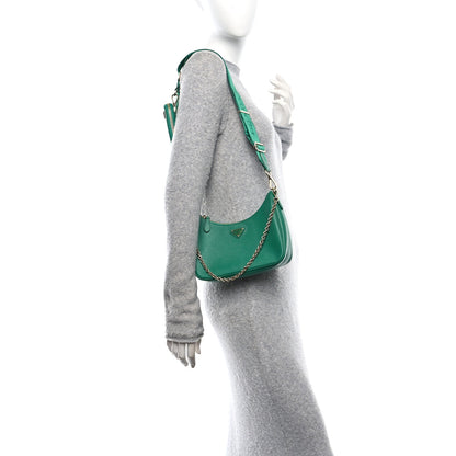 Prada Saffiano Lux Re-Edition 2005 Shoulder Bag Mango 2 of 10