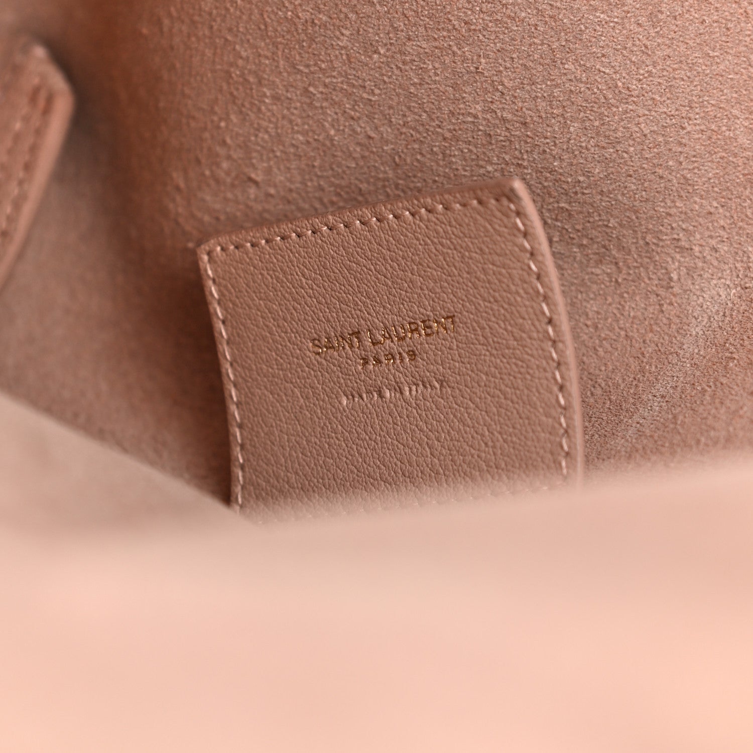 Saint Laurent Calfskin Large Shopping Tote Pale Blush 6 of 18