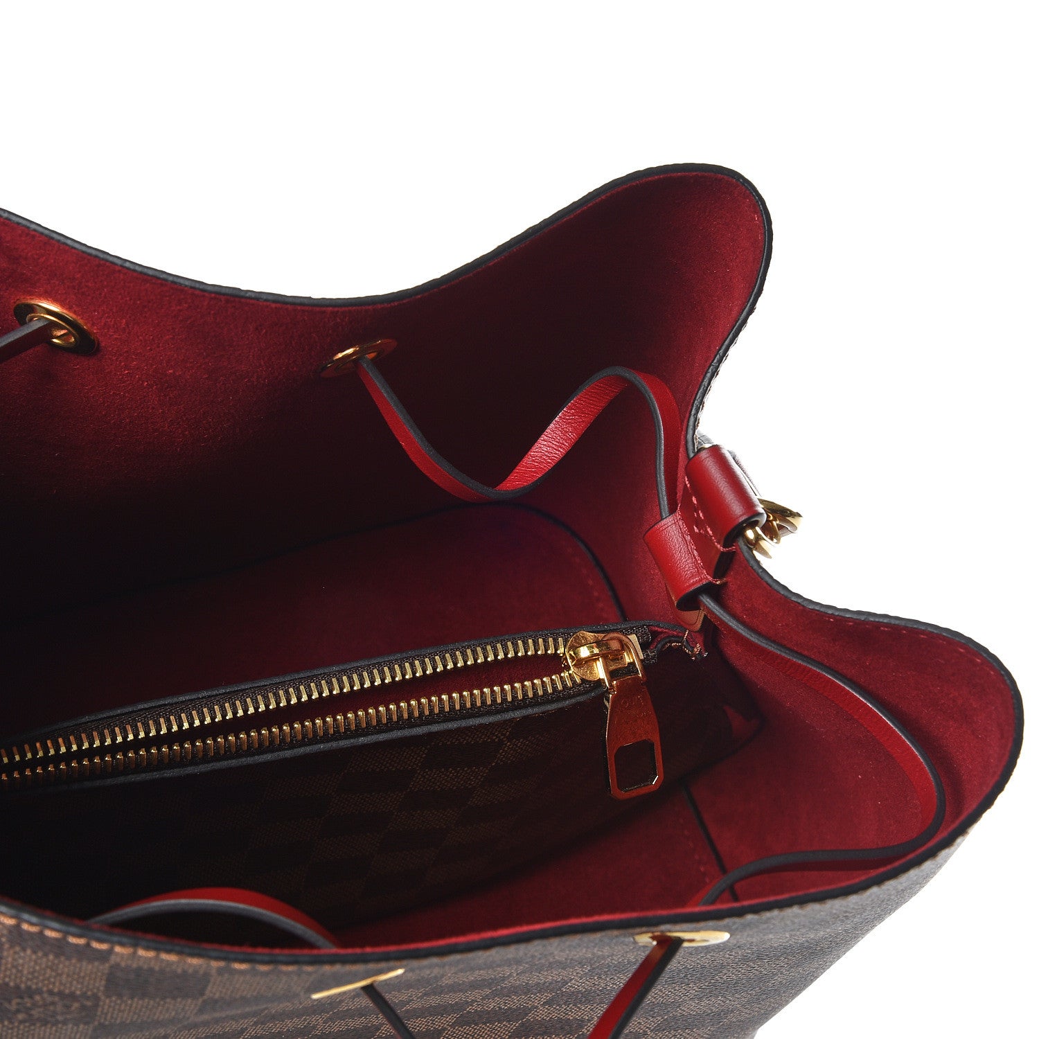 Louis Vuitton Damier Ebene Neonoe MM Cherry Berry 4 of 7