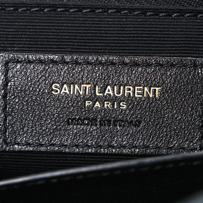 Saint Laurent Suede Monogram Medium Niki Chain Satchel Green 6 of 10