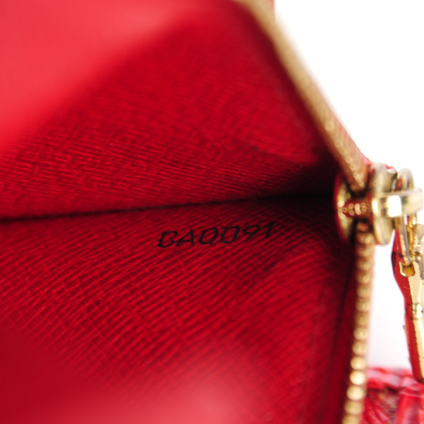 Epi Porte-Monnaie Credit Wallet Castillan Red