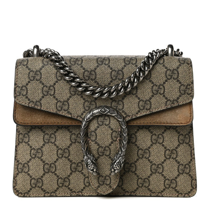 Gucci GG Supreme Monogram Mini Dionysus Shoulder Bag Taupe 1 of 17