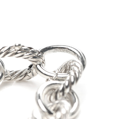 David Yurman Sterling Silver 10mm Medium Oval Link Bracelet 4 of 4