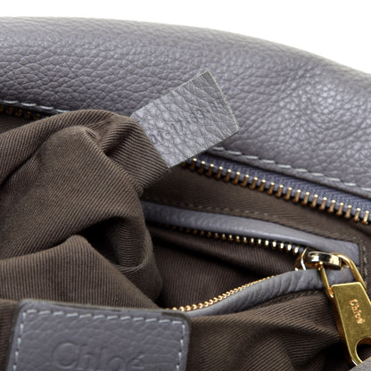 Chloe Calfskin Large Marcie Satchel Cashmere Grey 9 of 11