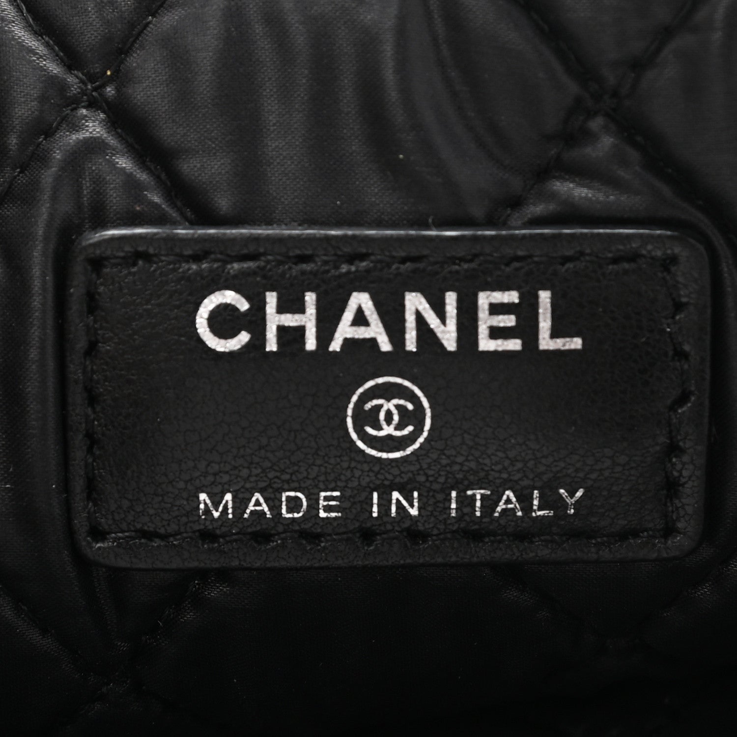 Chanel Lambskin Quilted Medium Cosmetic Case Black 6 of 8