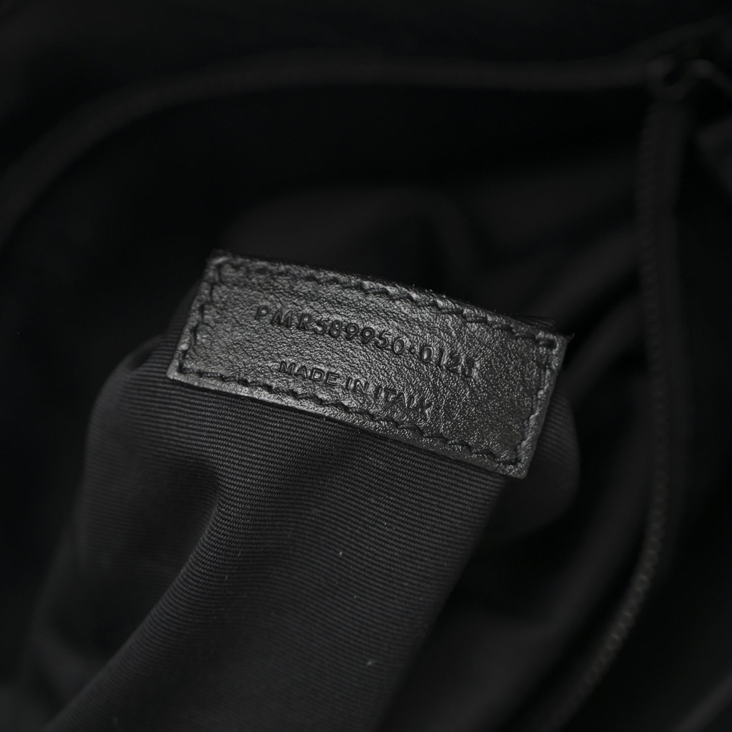 Crinkled Calfskin Matelasse Monogram Large Niki Shopper Tote Black